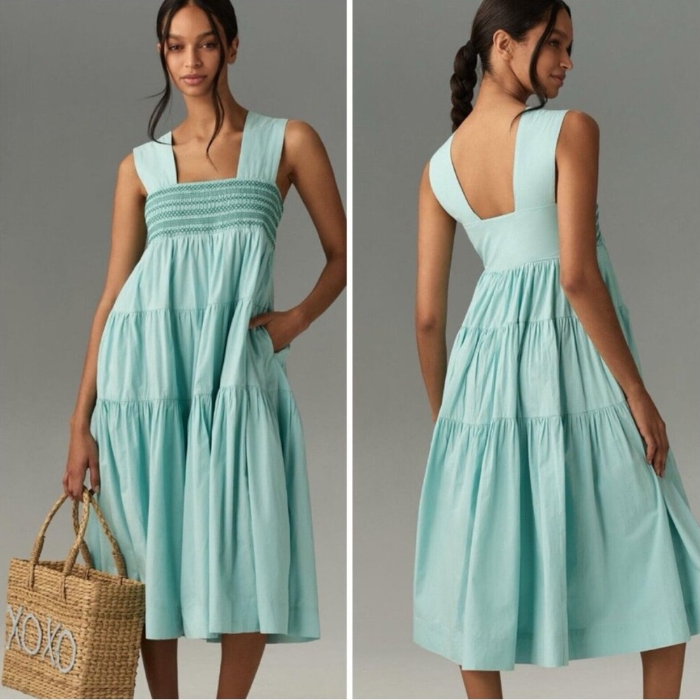 Anthropologie smocked Dress